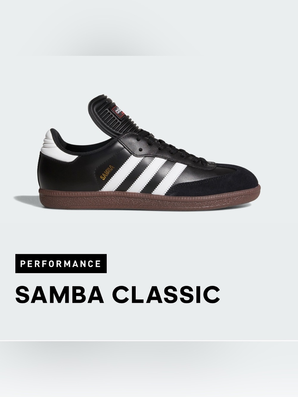 adidas Samba Classic Black with White Stripes